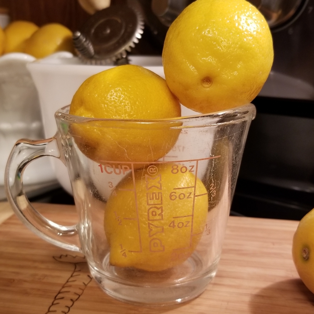 Pyrex vintage D handle measuring cup